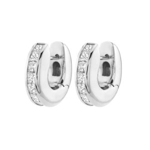 Classic Silver-Plated Circle Earrings