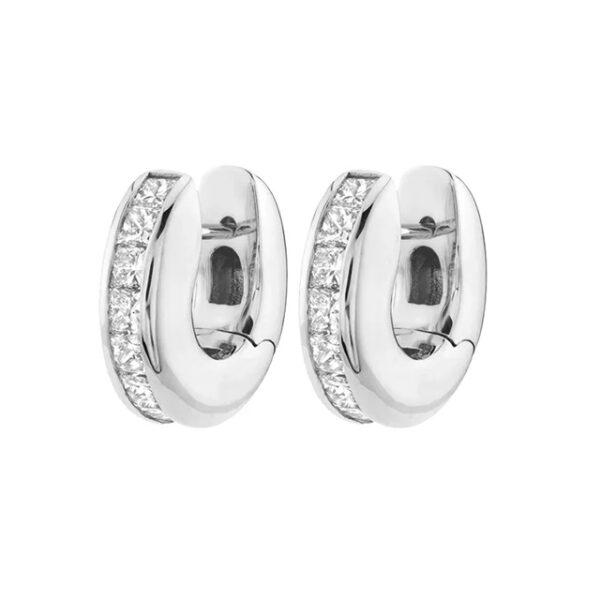 Classic Silver-Plated Circle Earrings