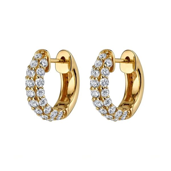 Classic 18K Gold-Plated Circle Earrings