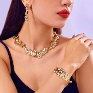 Timeless Elegance – Luxury Necklace, Earrings & Bracelet Set