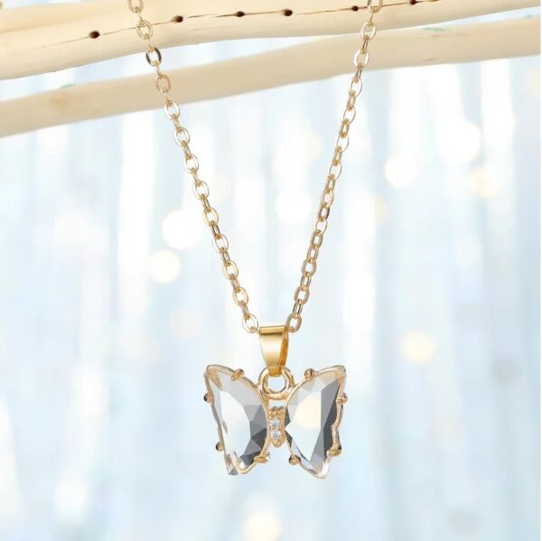 Whimsical Butterfly Necklace Set – 5 Colorful Pieces for Every Day - Image 5